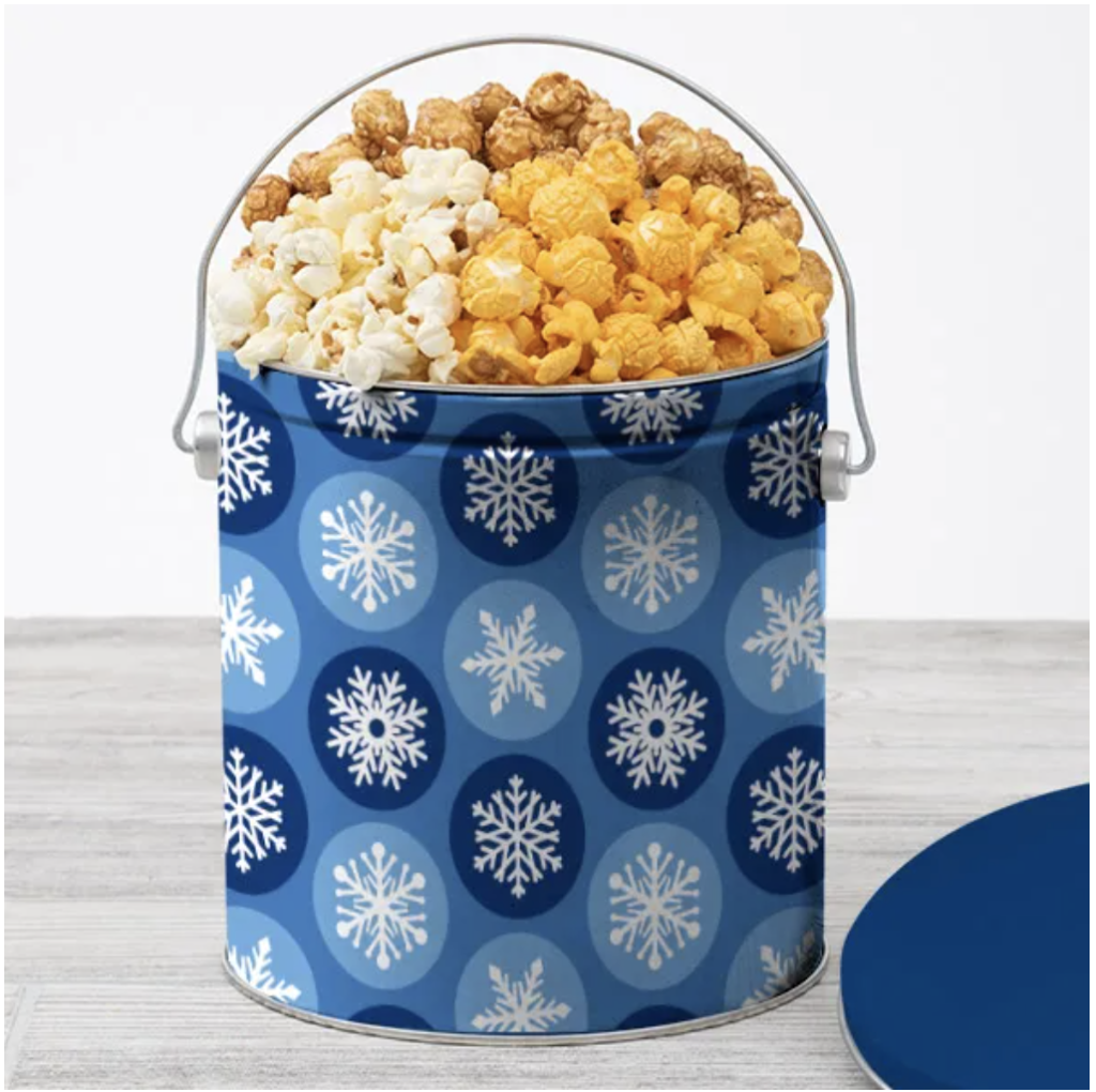 2 Tier Christmas Kettle Corn Gift Tower - Big D Kettle Corn