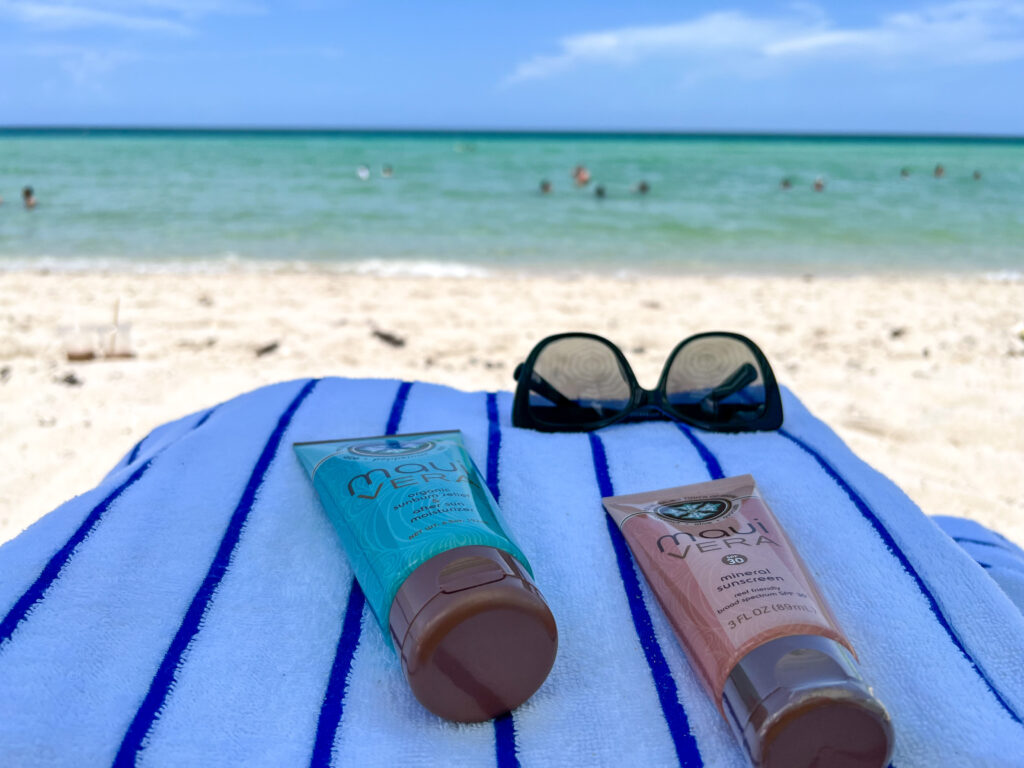 chemical free, natural mineral, reef-safe sunscreen